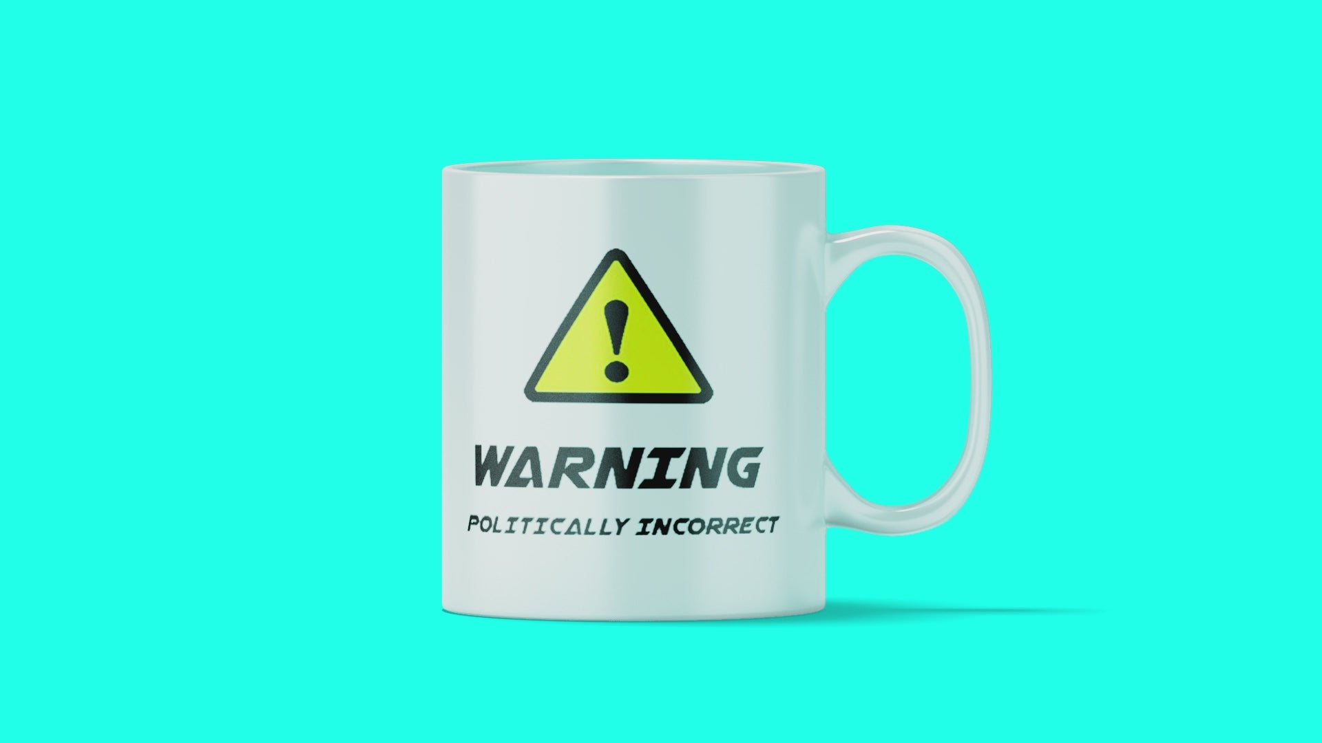 Warning Politically Incorrect Mug