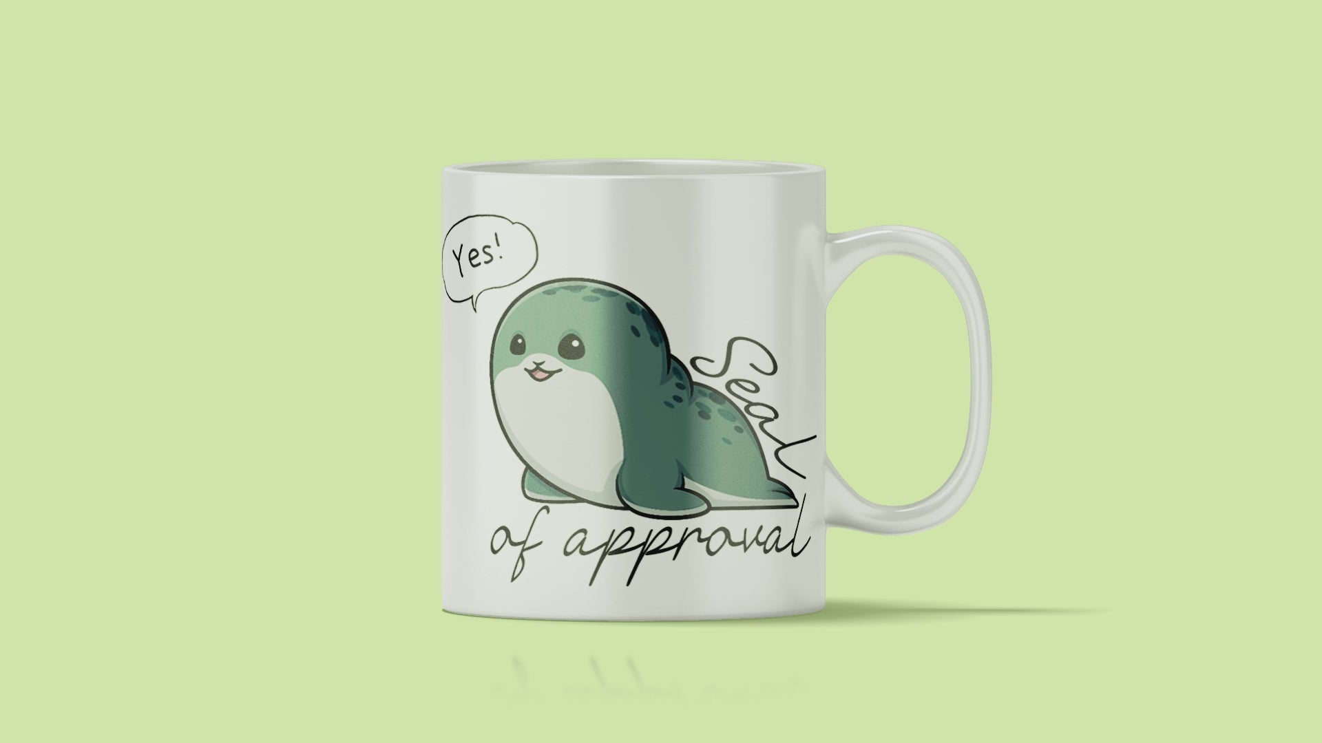Seal Of Approval Novelty Mug