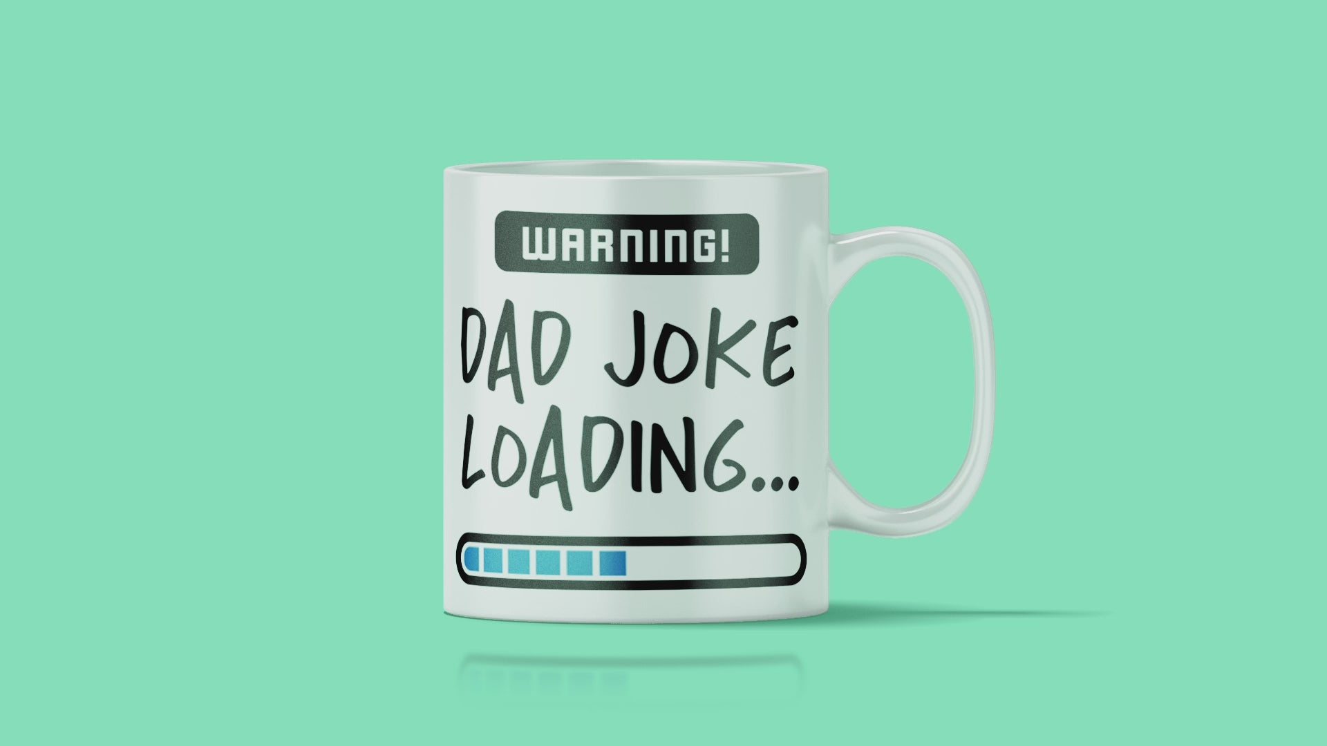 Warning Dad Joke Loading Mug