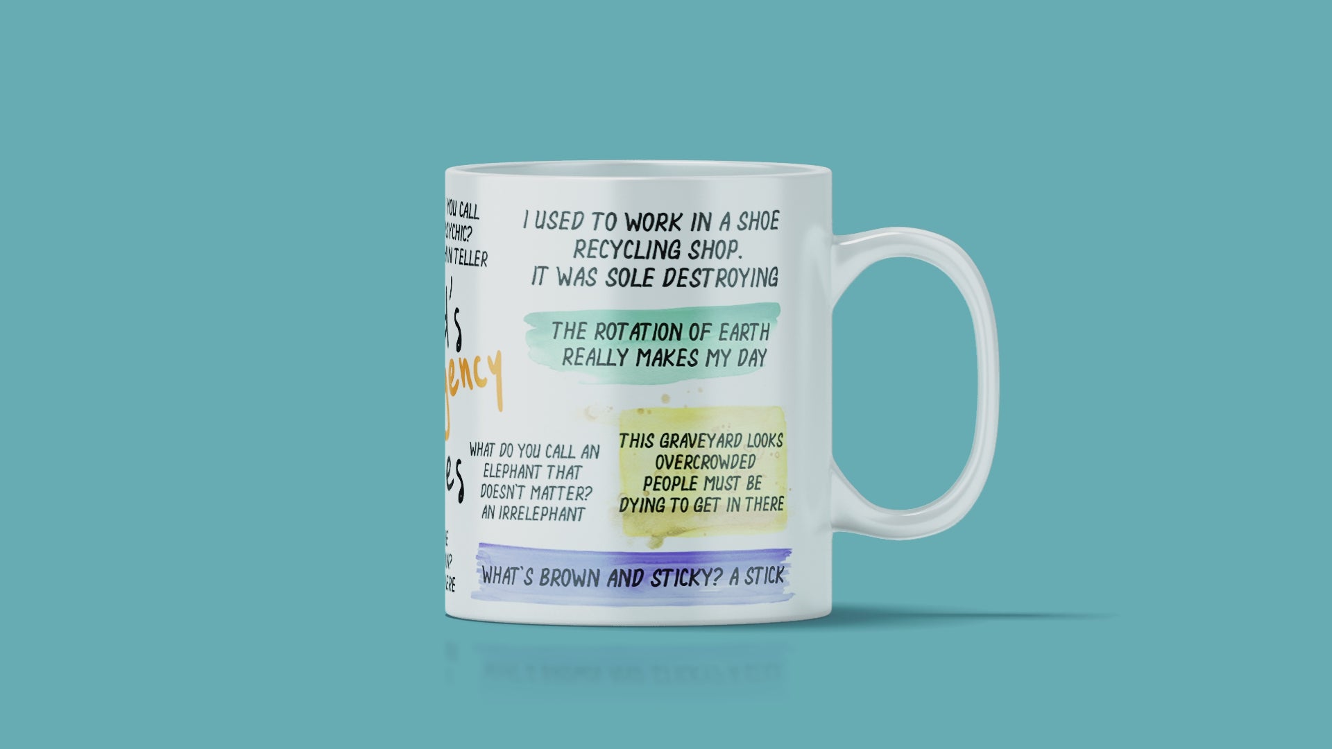 Dad's Emergency Jokes Mug