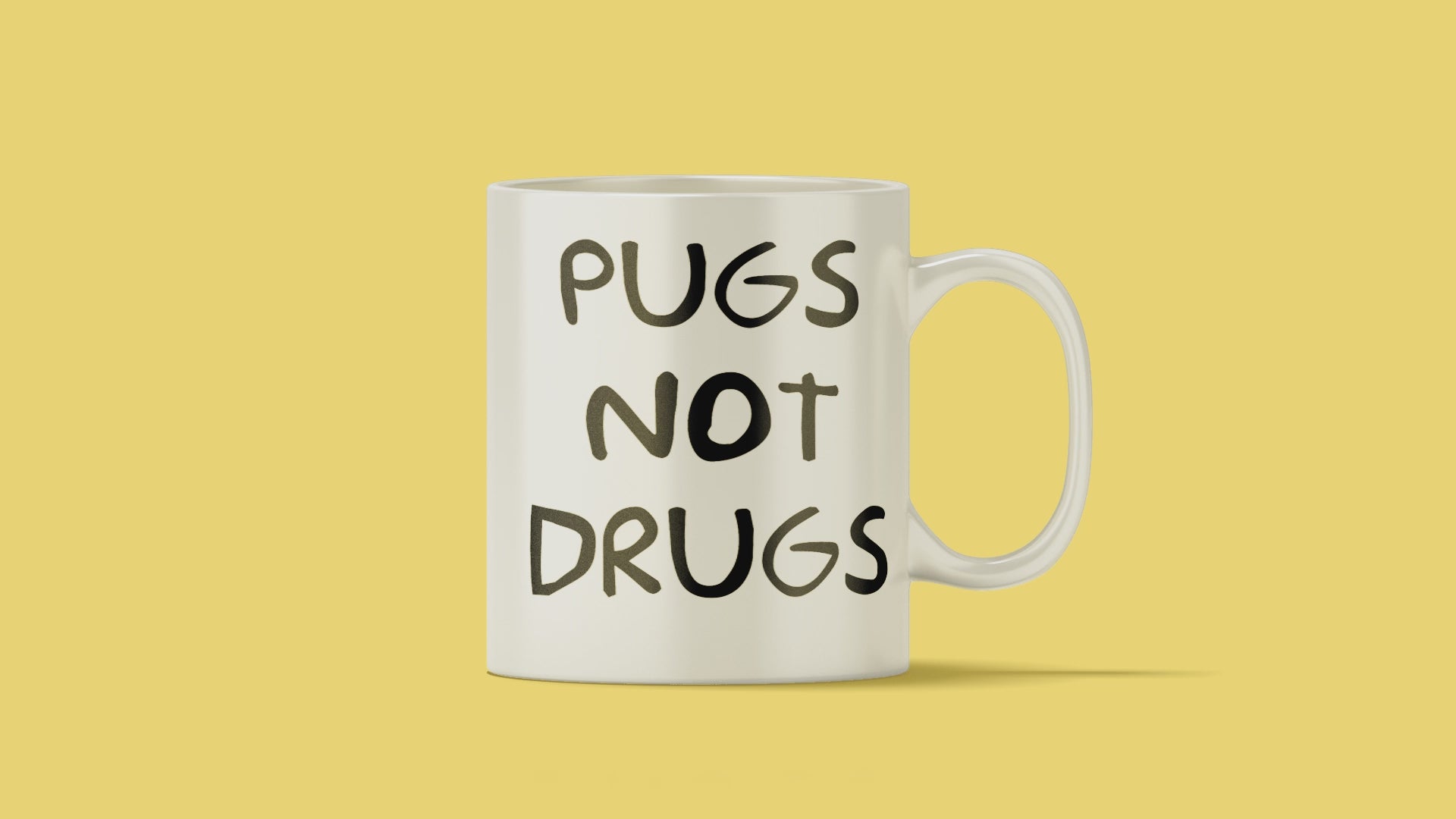 Pugs Not Drugs Mug