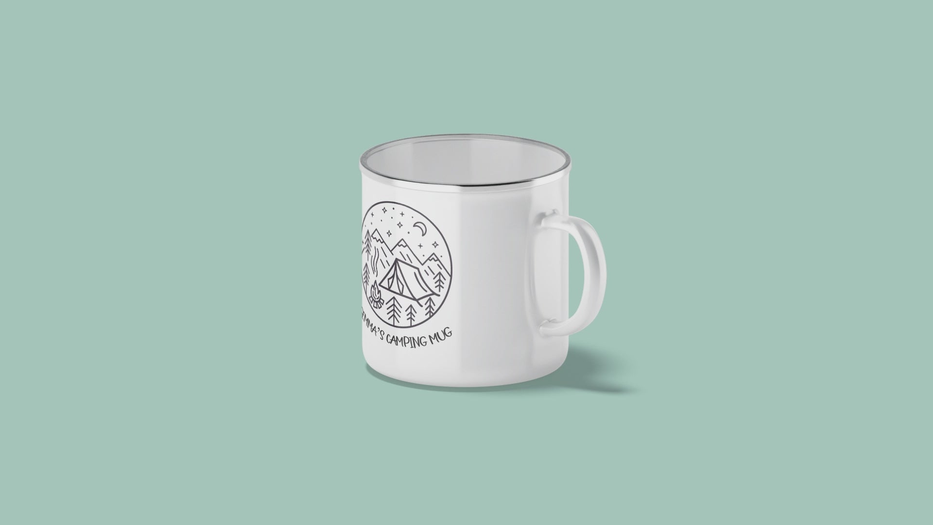 Personalised Camping Mug