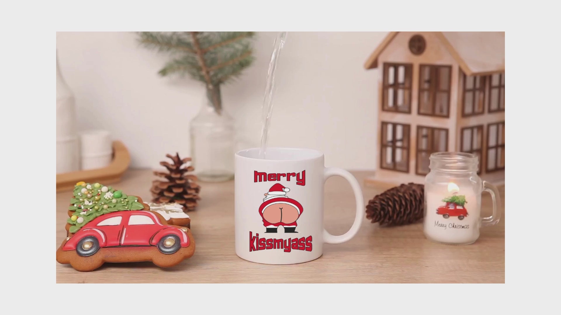 Merry Kissmyass Mug