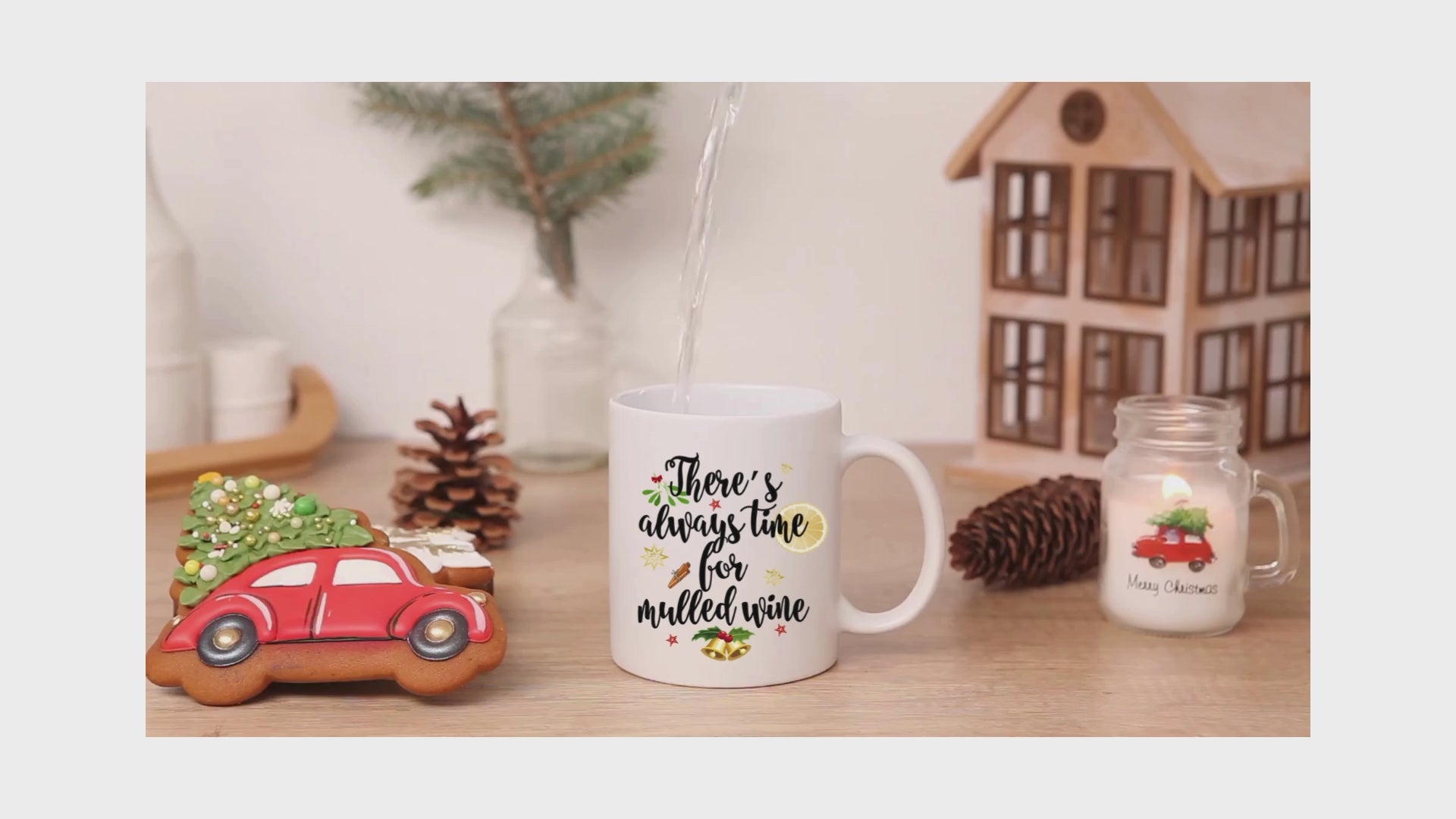 There's Always Time For Mulled Wine Christmas Mug
