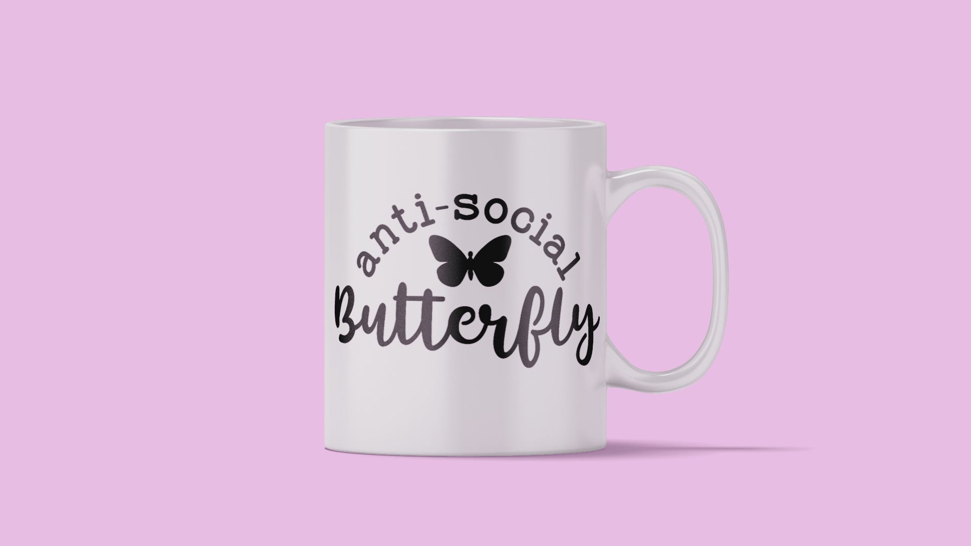Antisocial Butterfly Mug