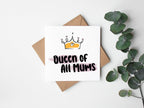 Queen Of All Mums Card - The Gifted Panda