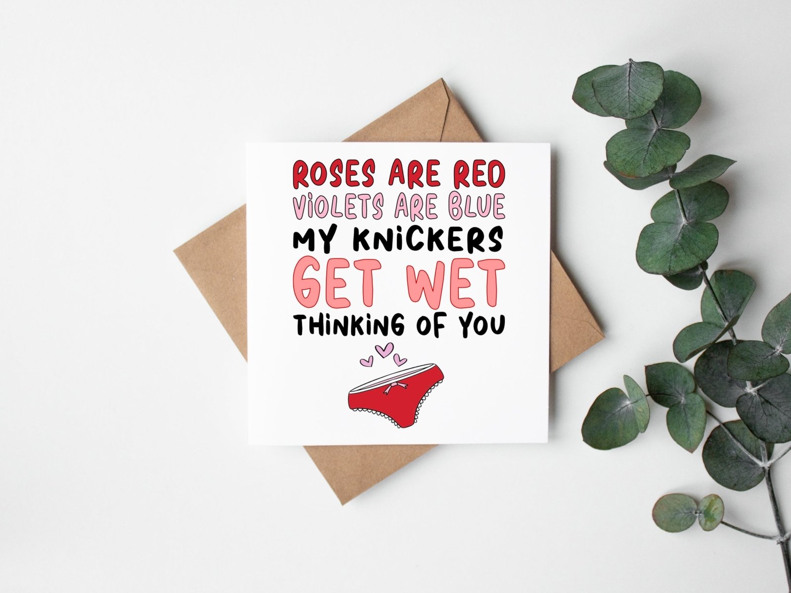 Roses Are Red Violets Are Blue Card - The Gifted Panda