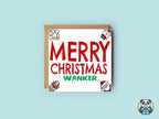 Rude Merry Christmas Greetings Card - The Gifted Panda