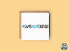 #Same Willy Forever Greetings Card - The Gifted Panda
