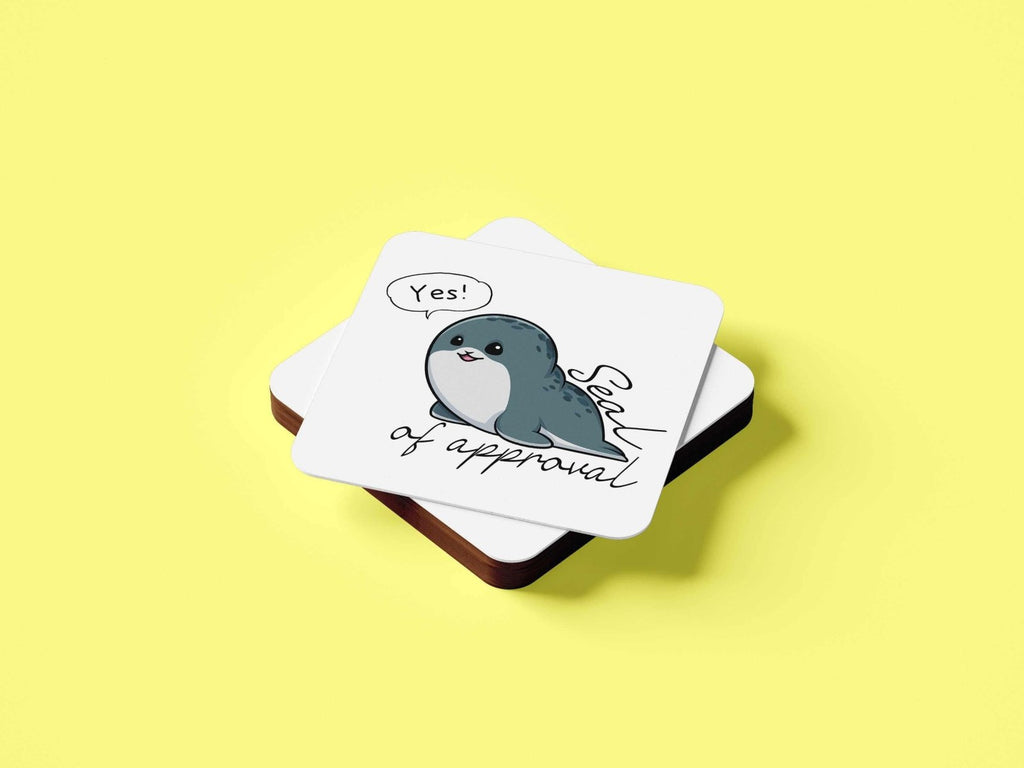 Seal Of Approval Novelty Coaster - The Gifted Panda