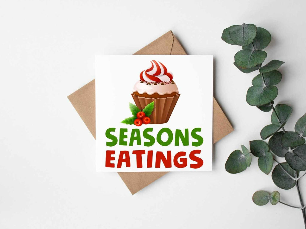Season Eatings - Christmas Card - The Gifted Panda