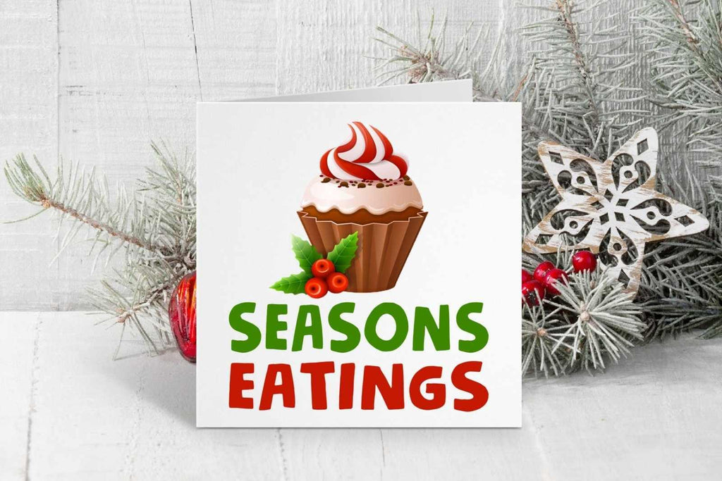 Season Eatings - Christmas Card - The Gifted Panda