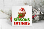 Season Eatings - Christmas Card - The Gifted Panda