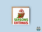 Season Eatings - Christmas Card - The Gifted Panda
