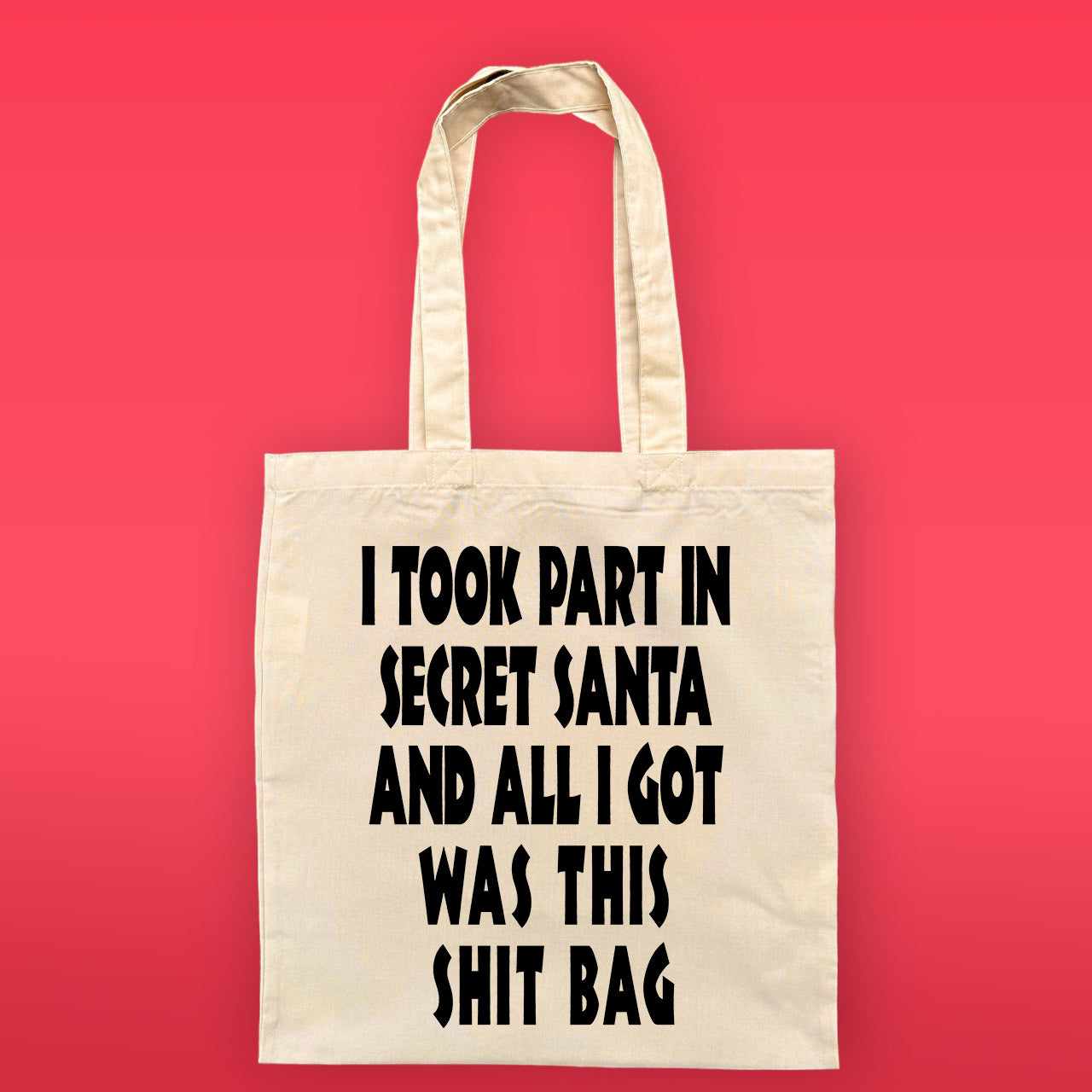 Secret Santa Tote Bag - The Gifted Panda Main image