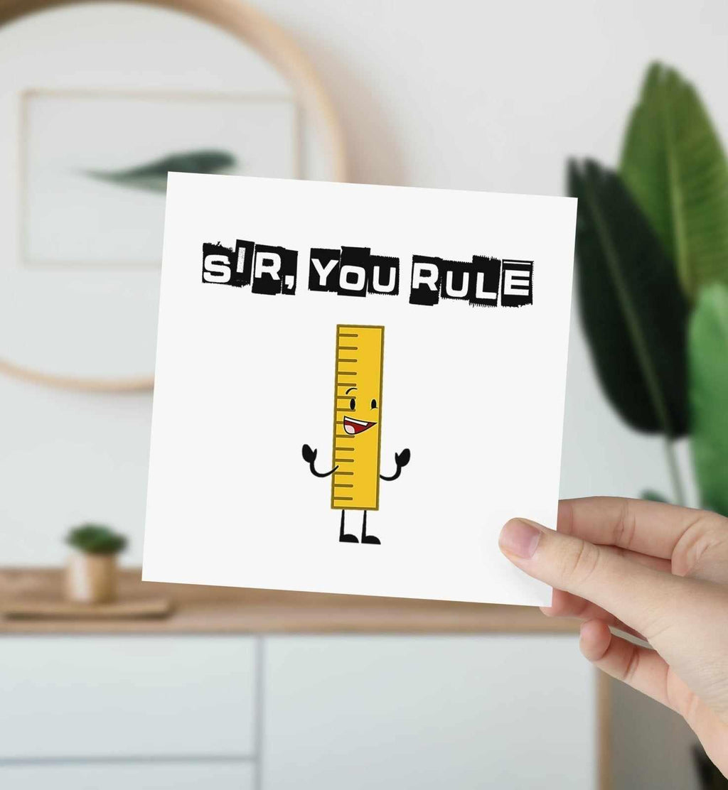 Sir You Rule Greetings Card - The Gifted Panda