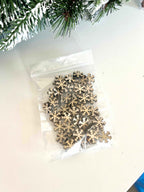 Snowflake Shaped Wooden Table Scatter - The Gifted Panda