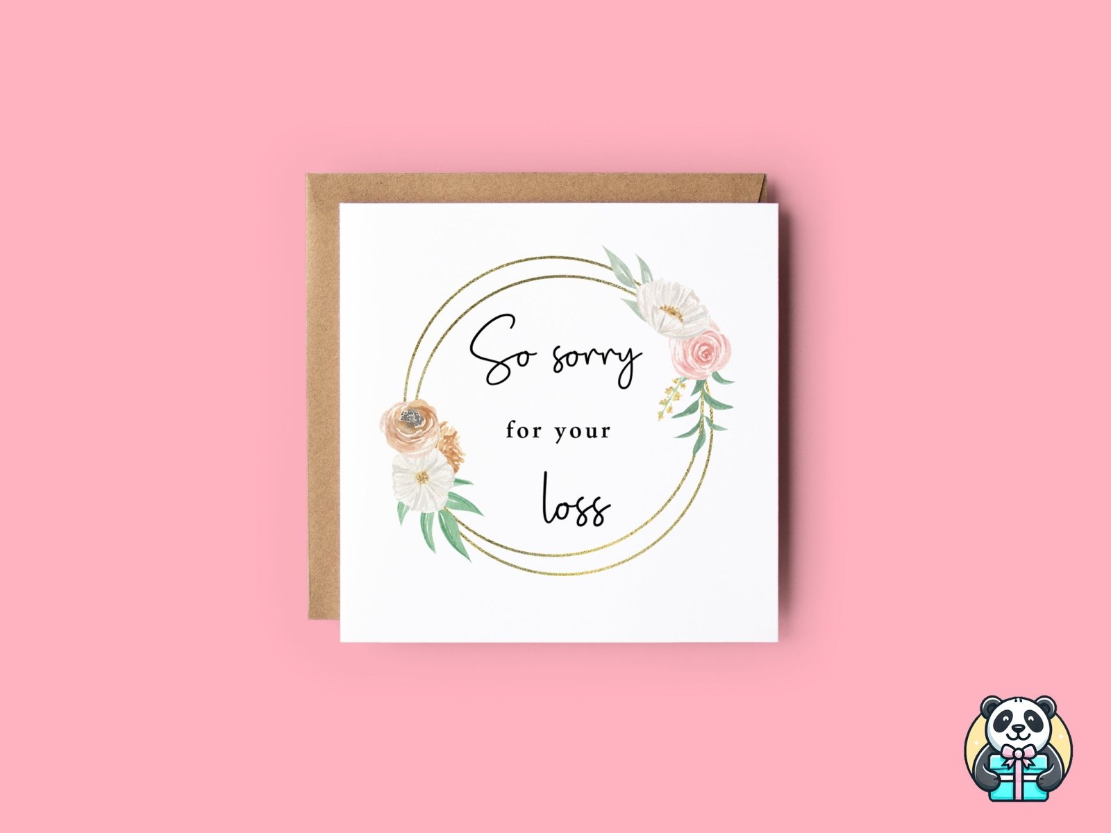 Sorry For Your Loss Card - The Gifted Panda Main image