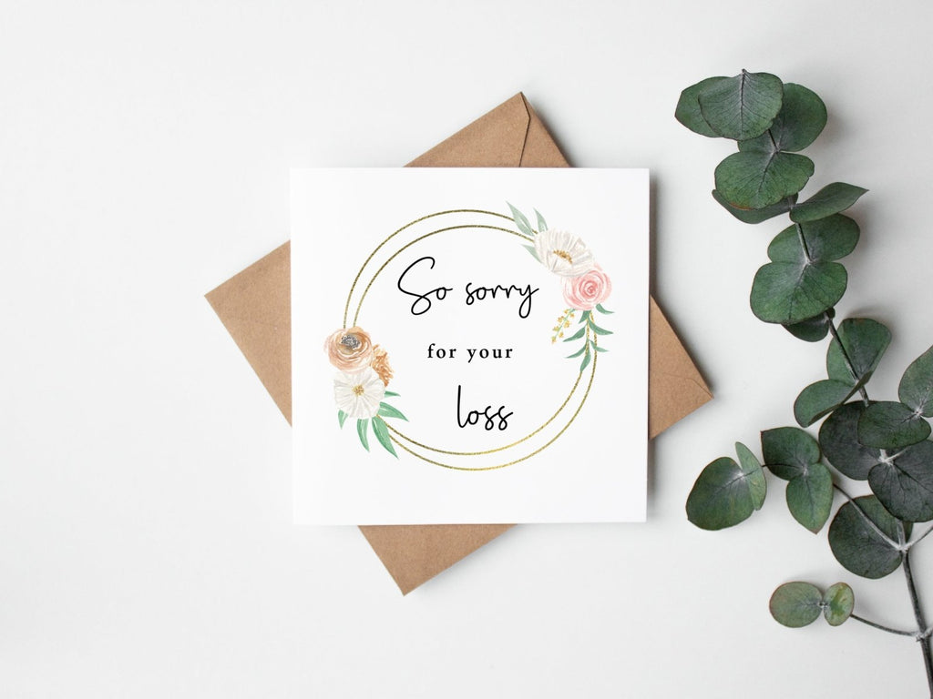Sorry For Your Loss Card - The Gifted Panda