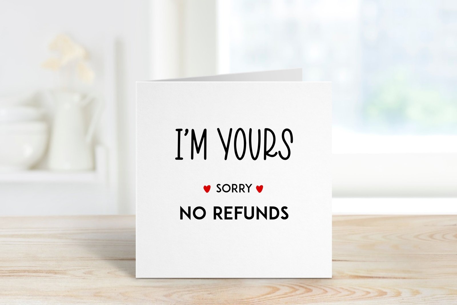 Sorry No Refunds Card Secondary image