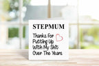 Stepmum Thanks For Putting Up With My Shit Card - The Gifted Panda