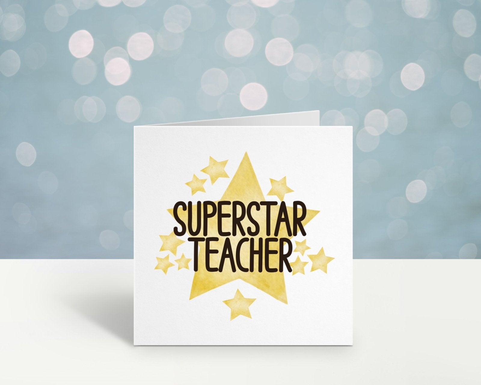 Superstar Teacher Greeting Card Secondary image