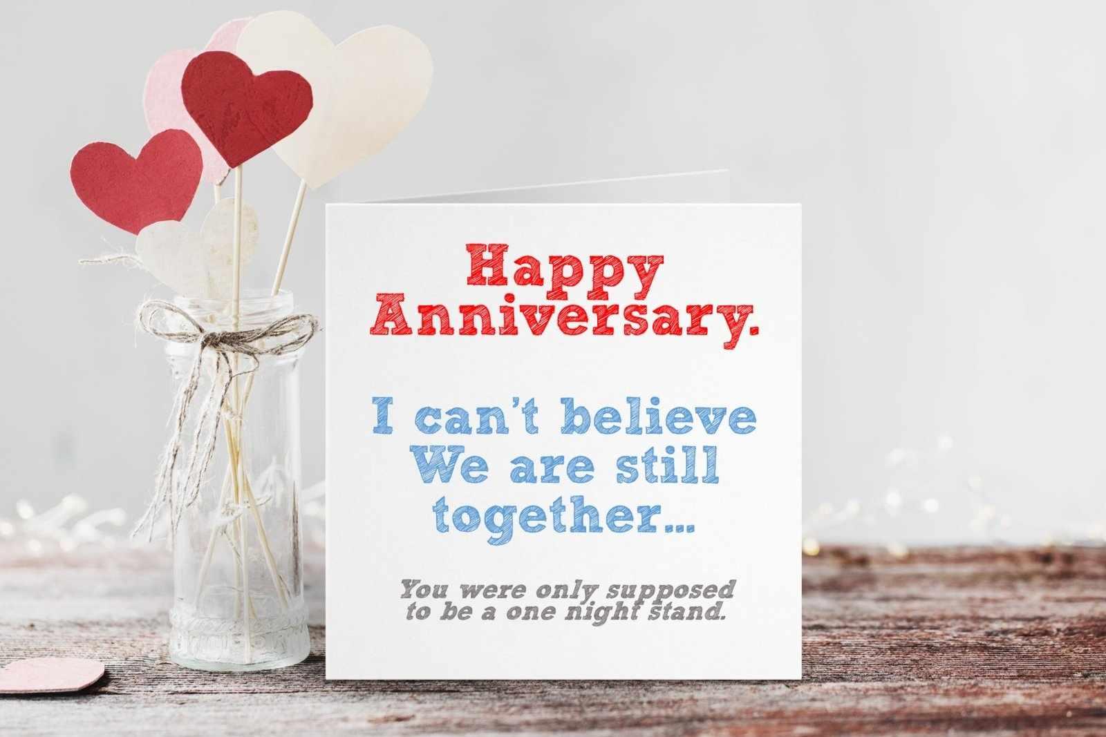 Suppose To Be A One Night Stand Greetings Card Secondary image