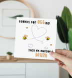 Thanks For Beeing An Awesome Mum Card - The Gifted Panda