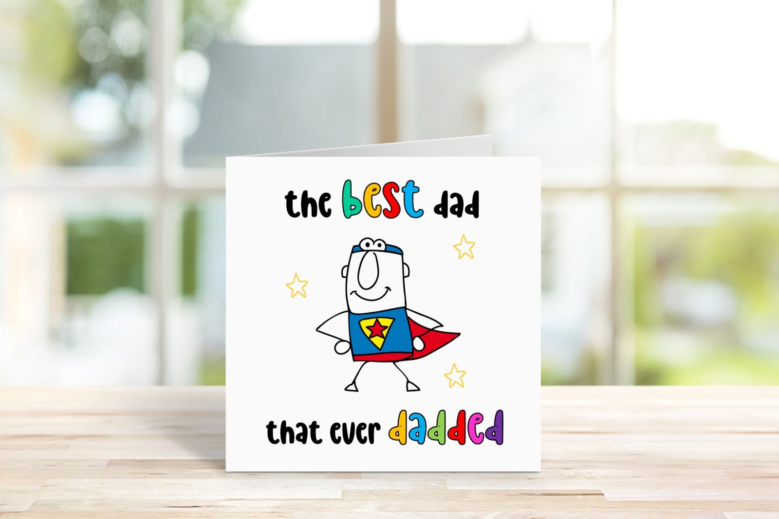 The Best Dad That Ever Dadded Card Secondary image