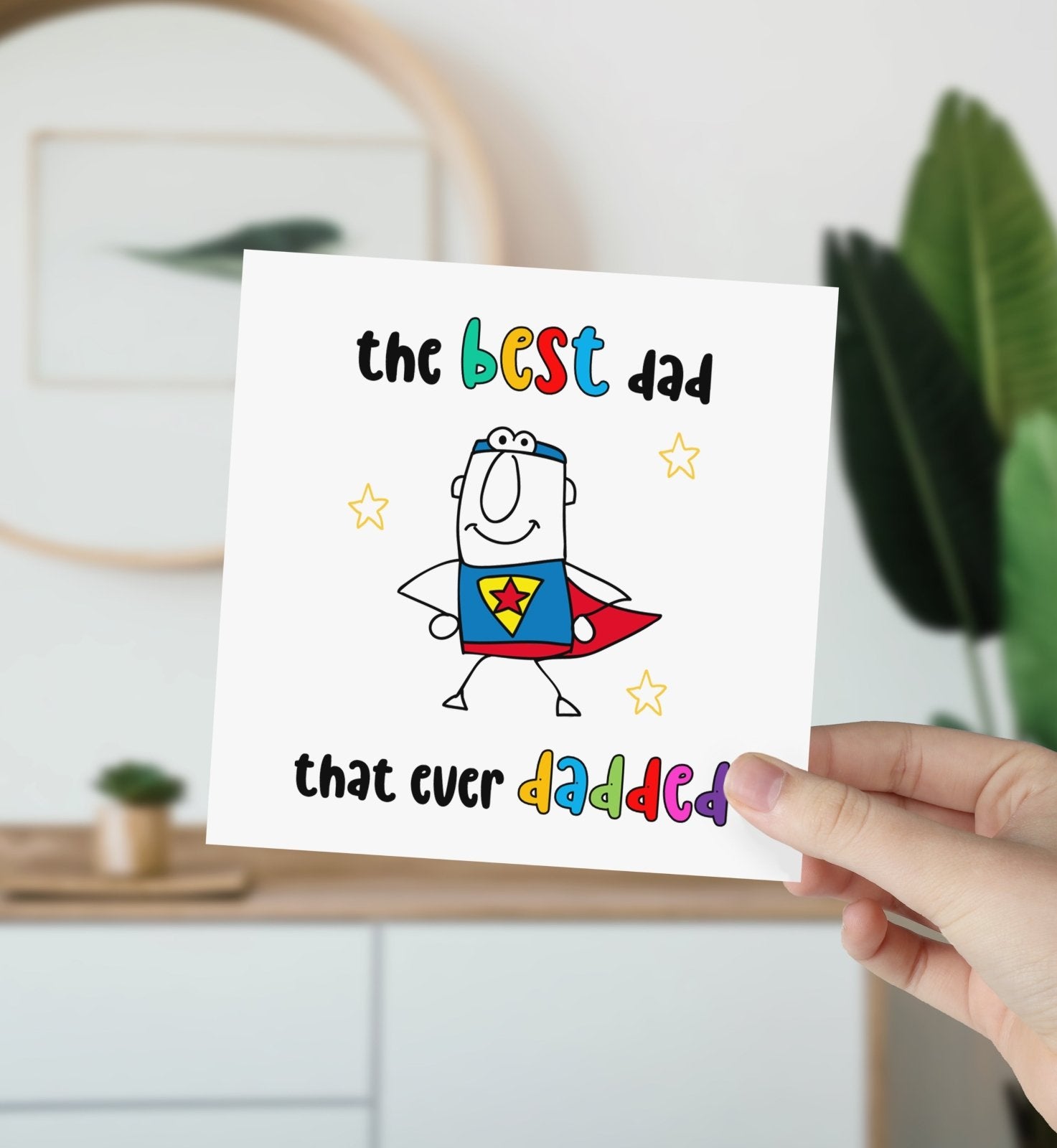 The Best Dad That Ever Dadded Card - The Gifted Panda