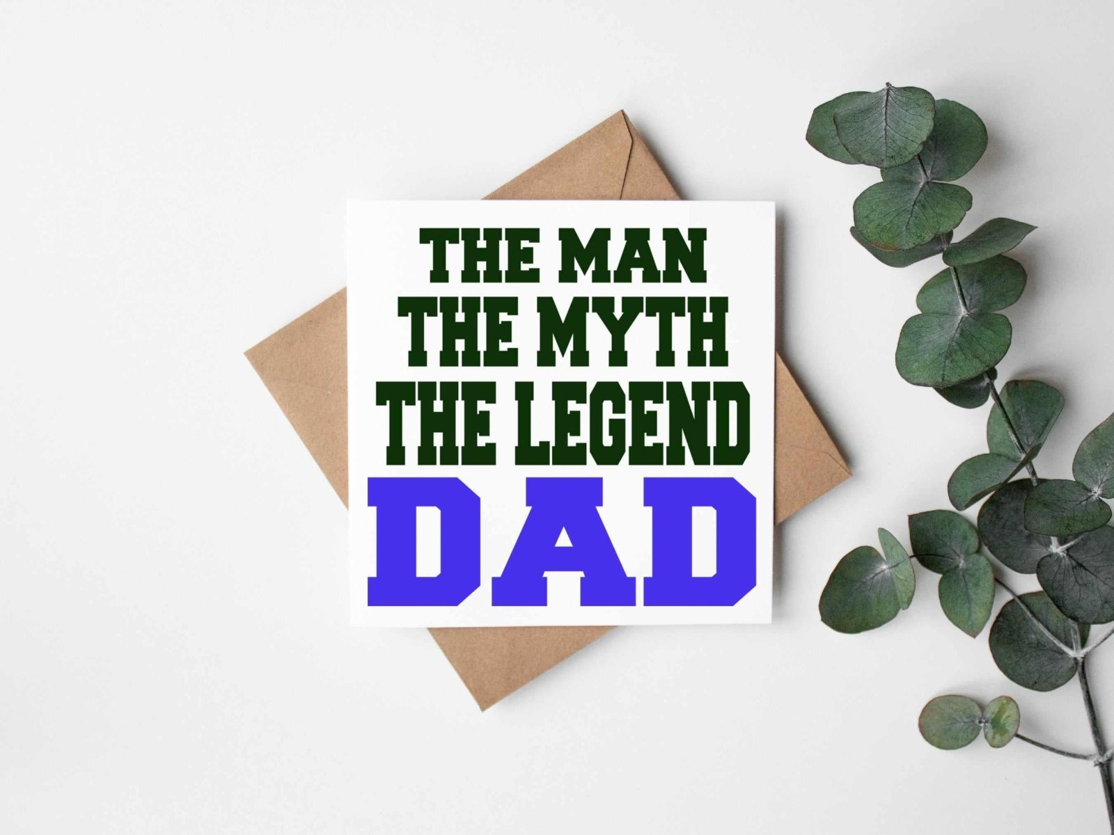 The Man The Myth The Legend Dad Greetings Card Secondary image