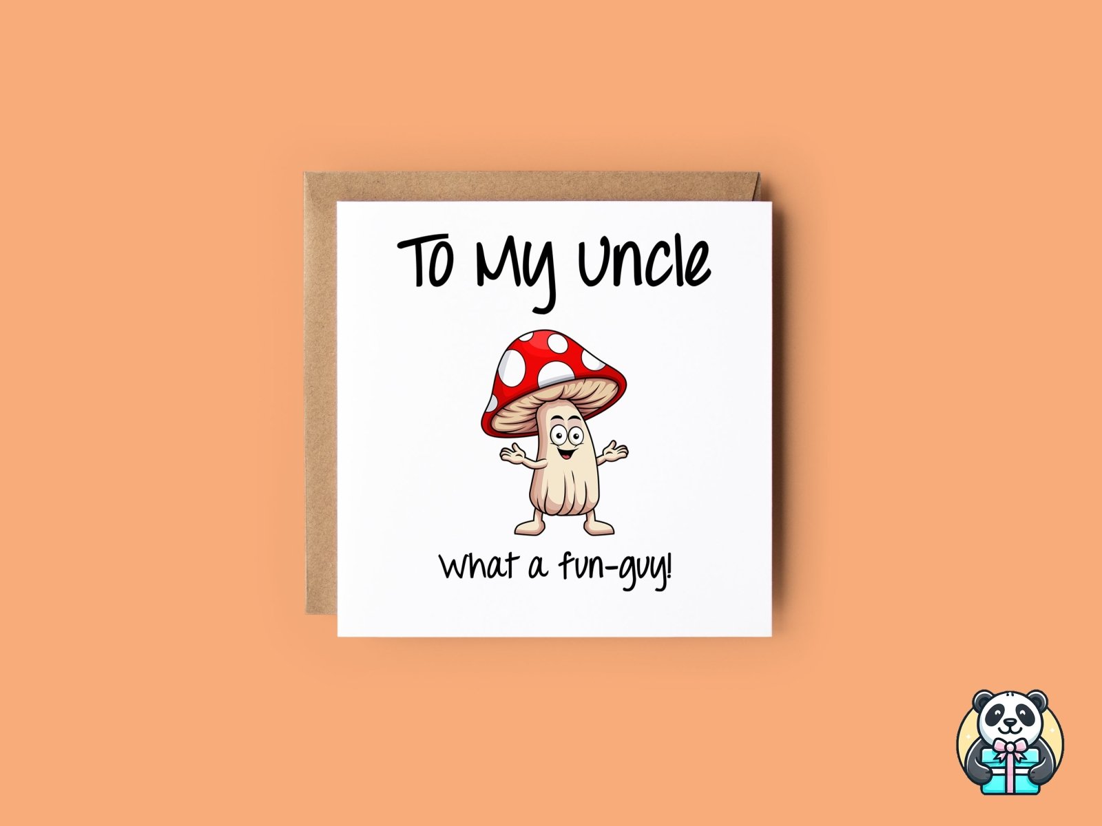 To My Uncle What A Fun - guy Greeting Card - The Gifted Panda Main image