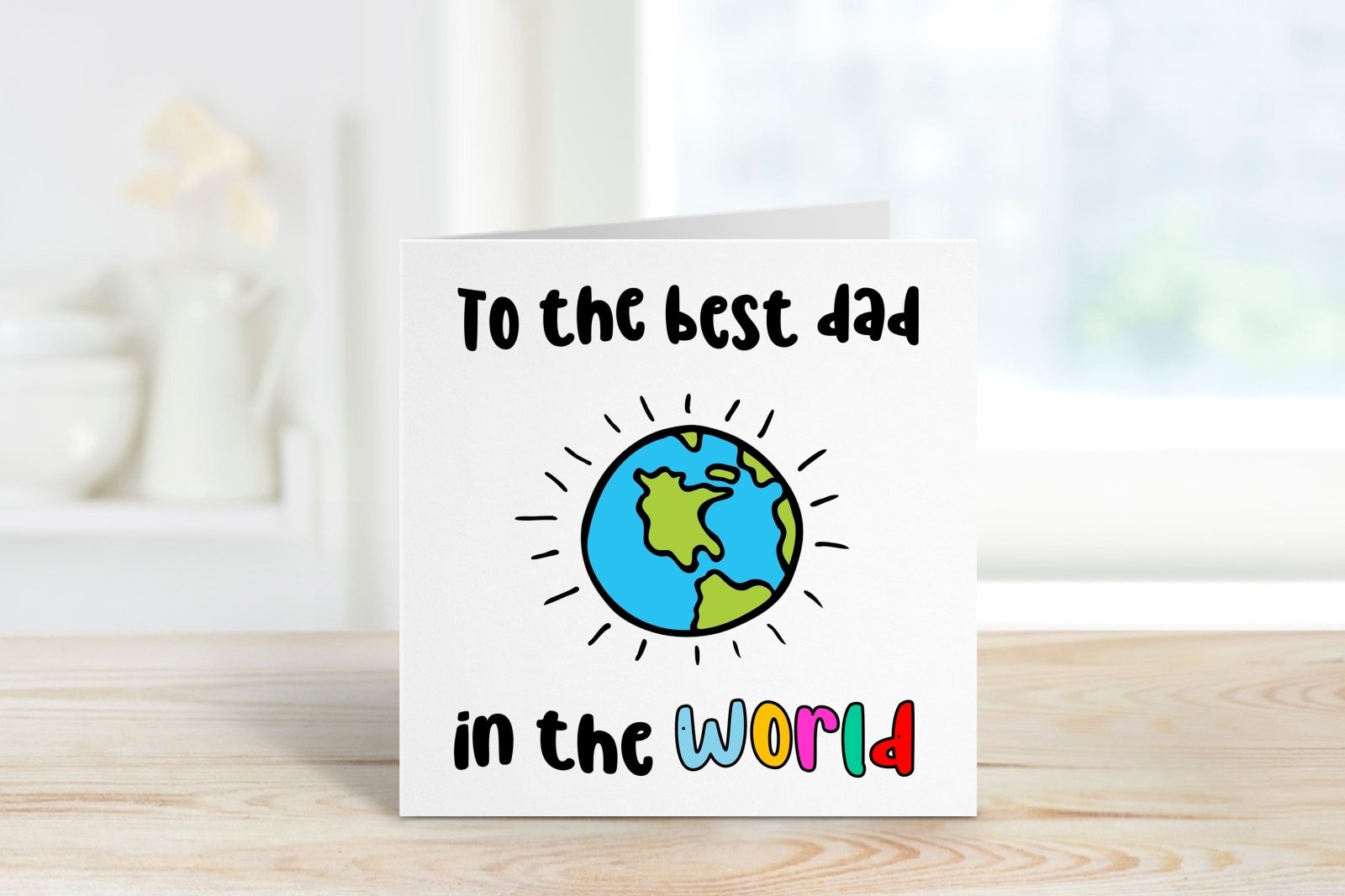 To The Best Dad In The World Card Secondary image