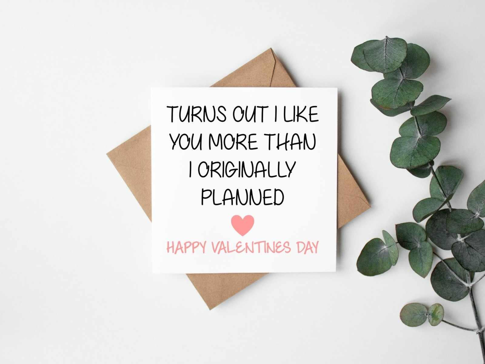 Turns Out I Like You More Than I Originally Planned Greetings Card - The Gifted Panda