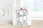 Under New Management - Wedding Card - The Gifted Panda