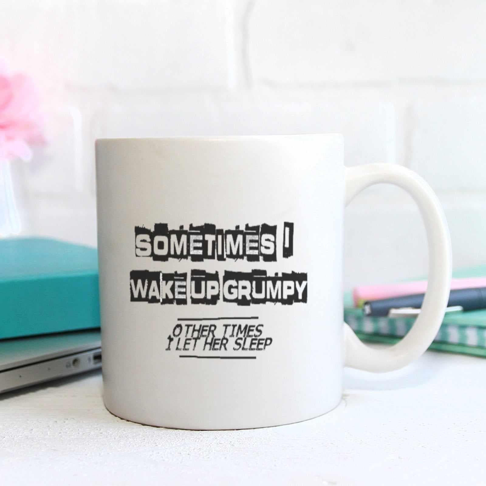 Wake Up Grumpy - Her Mug - The Gifted Panda