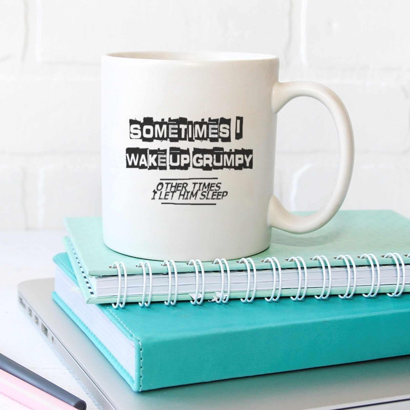 Wake Up Grumpy - Him Mug - The Gifted Panda