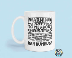 Warning I Bloody Love Christmas / Bah Humbug Mug - The Gifted Panda