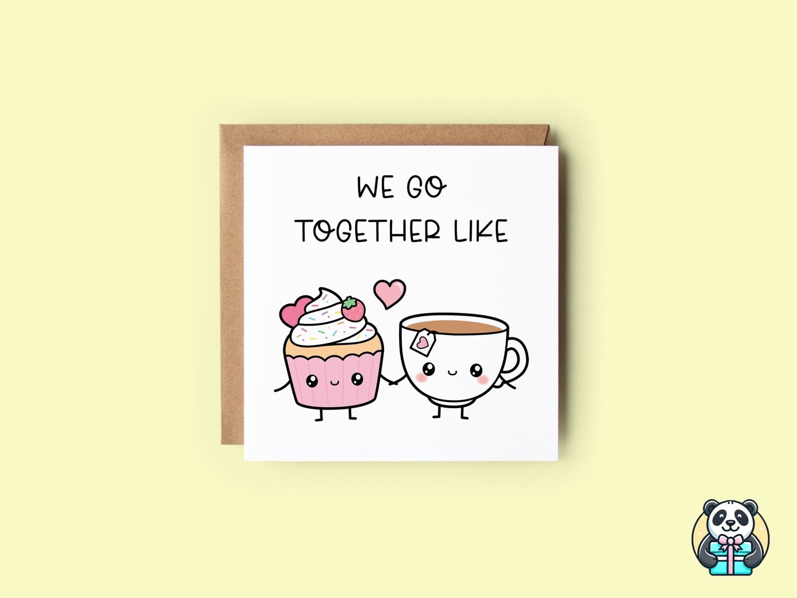 We Go Together Card - The Gifted Panda