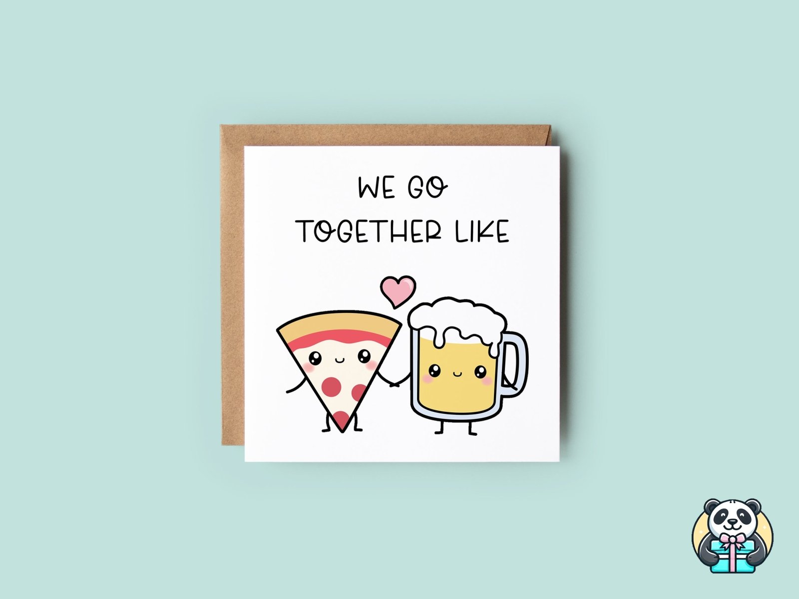 We Go Together Card - The Gifted Panda