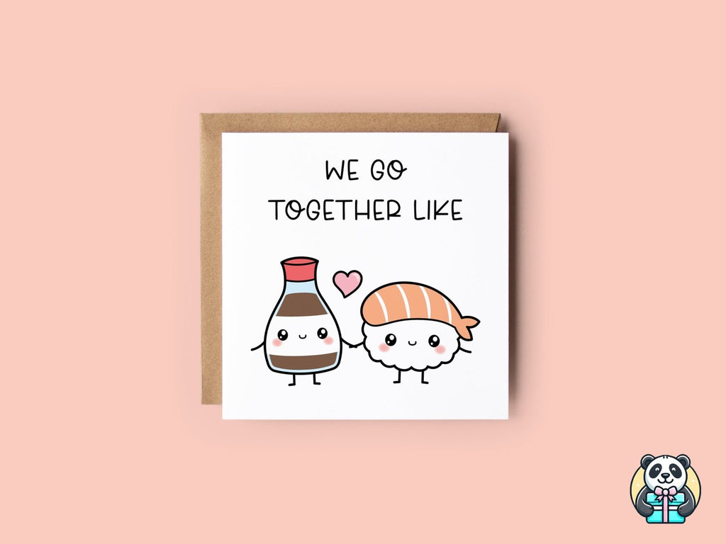 We Go Together Card - The Gifted Panda