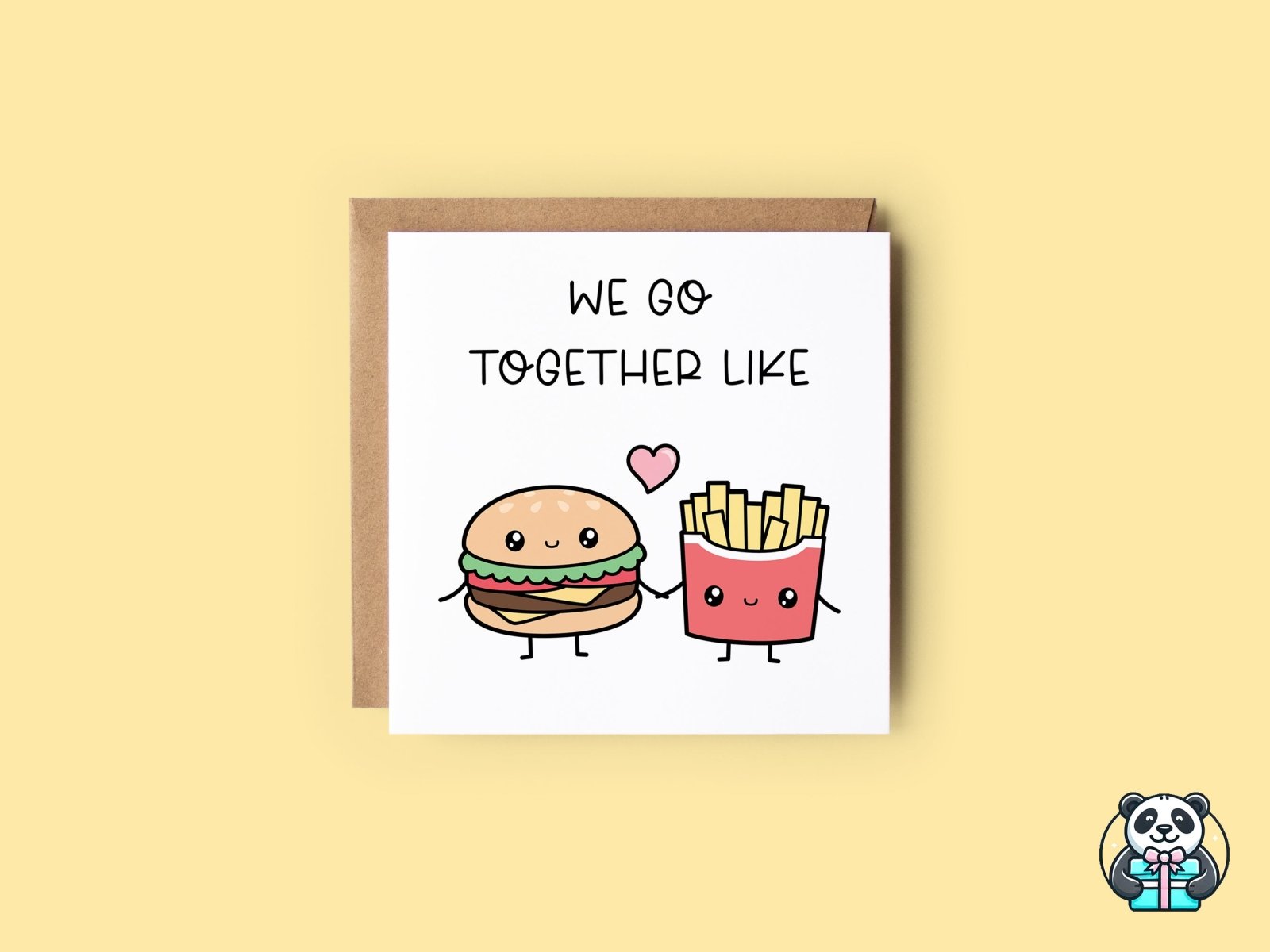 We Go Together Card - The Gifted Panda Main image