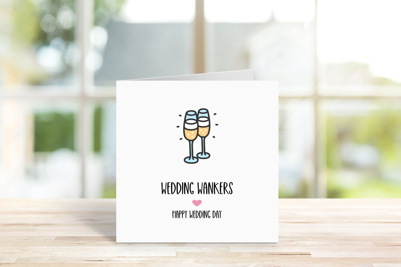 Wedding Wankers Card - The Gifted Panda