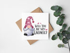 Will You Be My Gnomie Card - The Gifted Panda