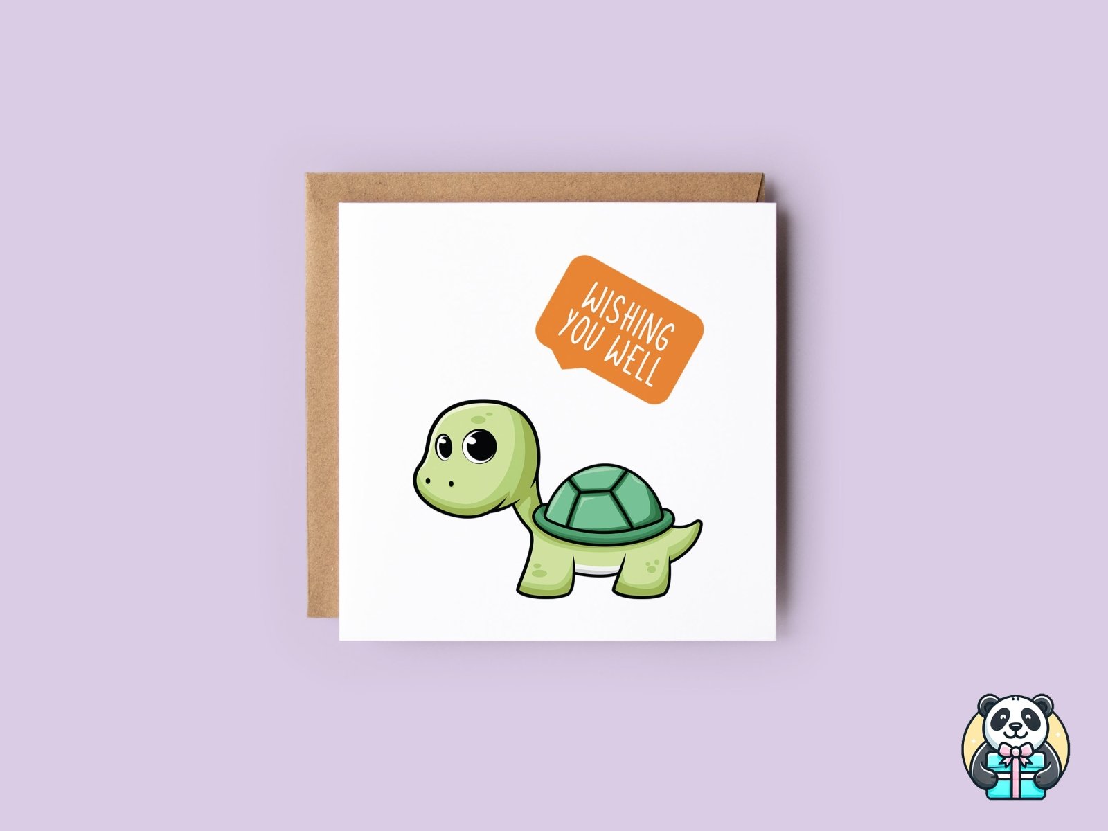 Wishing You Well Greeting Card - The Gifted Panda Main image