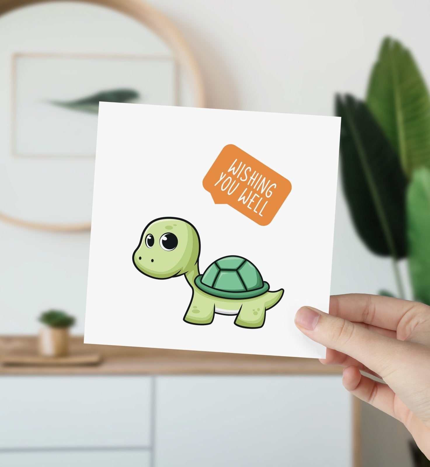 Wishing You Well Greeting Card - The Gifted Panda