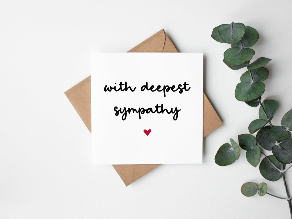 With Deepest Sympathy Card - The Gifted Panda