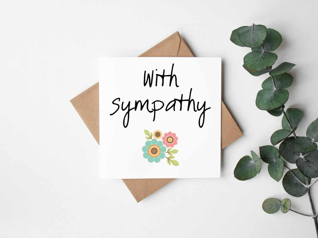 With Sympathy Greeting Card - The Gifted Panda