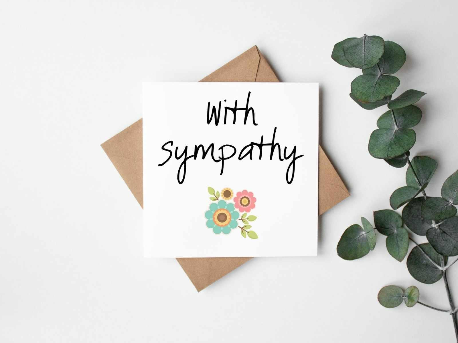 With Sympathy Greeting Card - The Gifted Panda