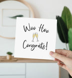 Woo Hoo Congrats Greetings Card - The Gifted Panda